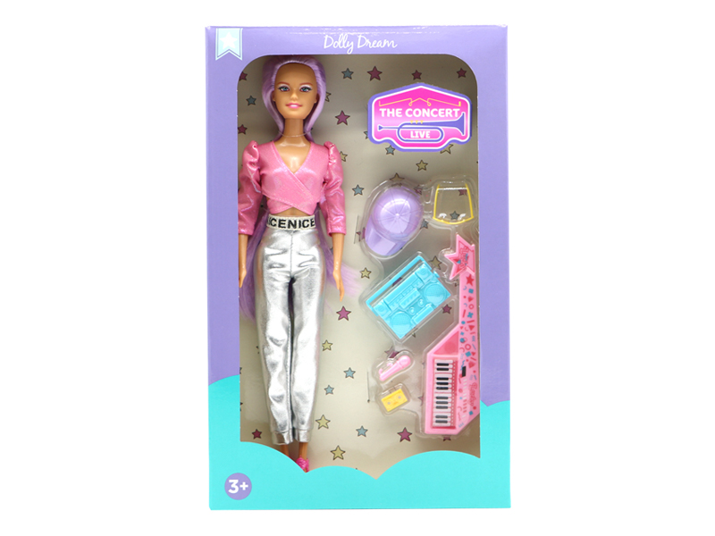 11.5-Inch Female Doll Guitar Series