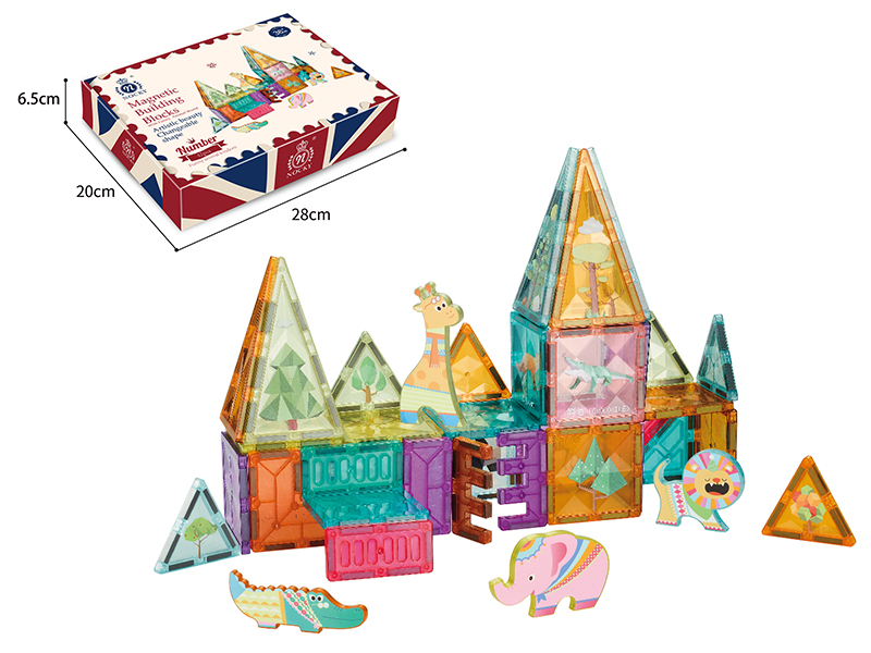 Funny Animal World Magnetic Building Blocks 42pcs