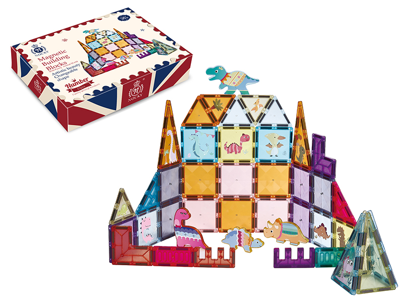 Funny Dinosaur World Magnetic Building Blocks 42pcs