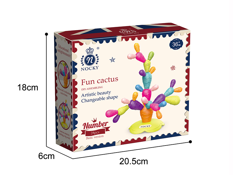 Funny Cactus DIY Assembly Toy 28PCS(Basic Version)