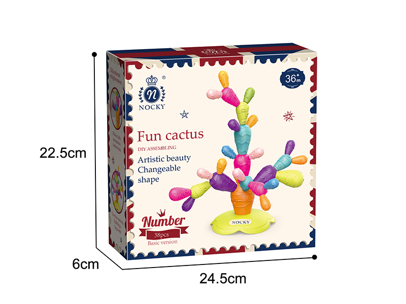 Funny Cactus DIY Assembly Toy 38PCS(Basic Version)