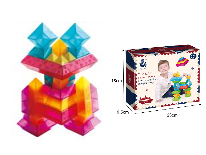 Crystal Building Blocks Tower 30PCS