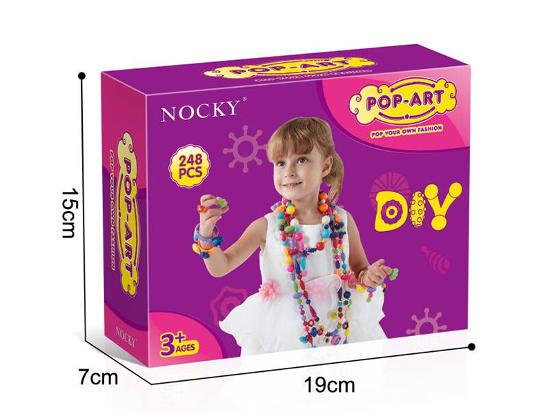 DIY Pop Beads 248PCS
