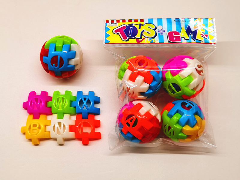 DIY Assembly Toy Building Blocks Balls(4PCS)