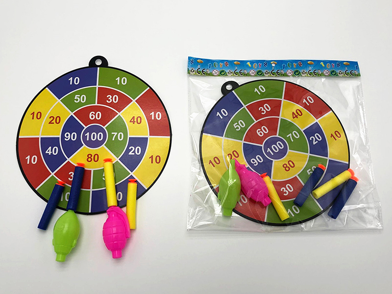 Soft Bullet Launcher Dartboard Set 7pcs