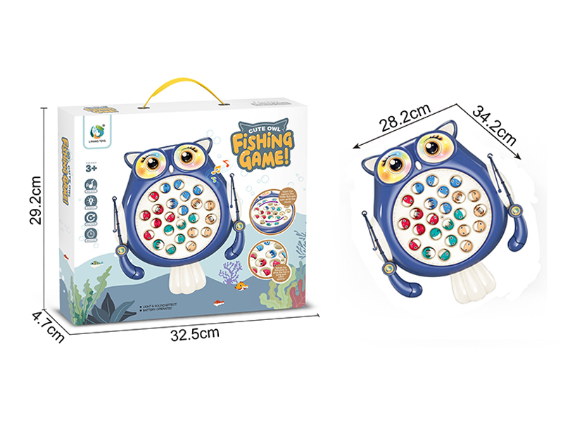 Electric Owl Rotating Fishing Disc