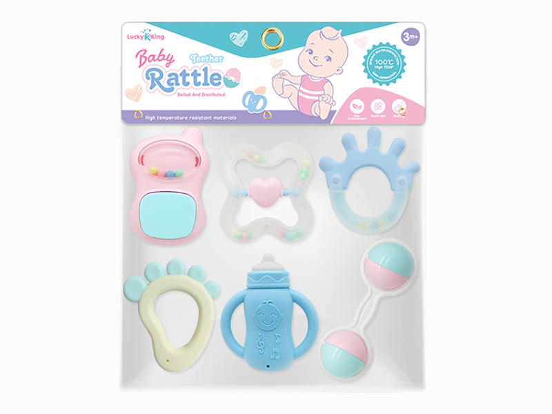Baby Rattles(6PCS)(Can Be Boiled At High Temperature)