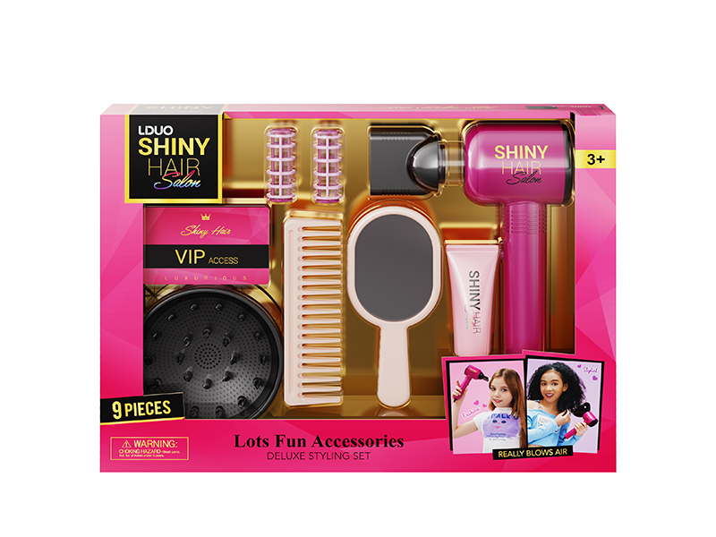 Hair Salon Deluxe Stying Set(With Sound)9PCS