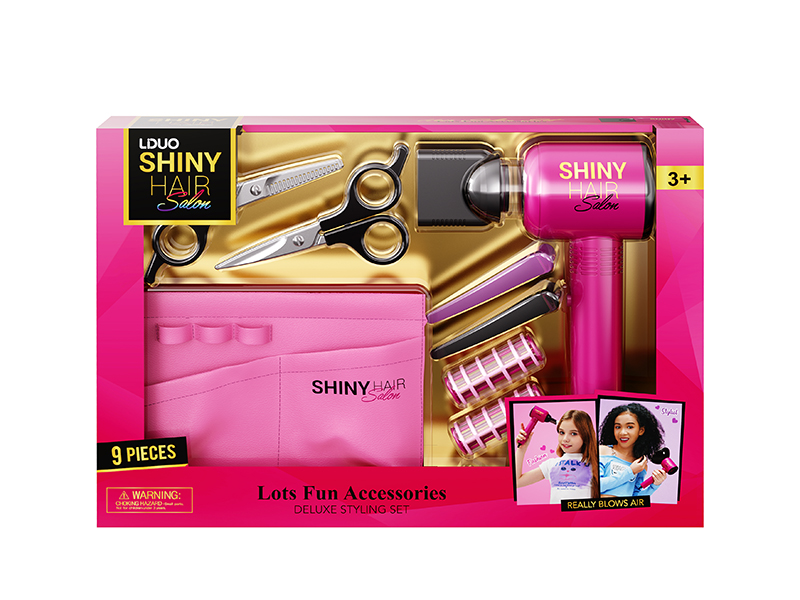 Hair Salon Deluxe Stying Set(With Sound)9PCS