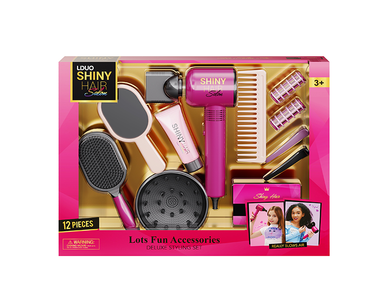 Hair Salon Deluxe Stying Set(With Sound)12PCS
