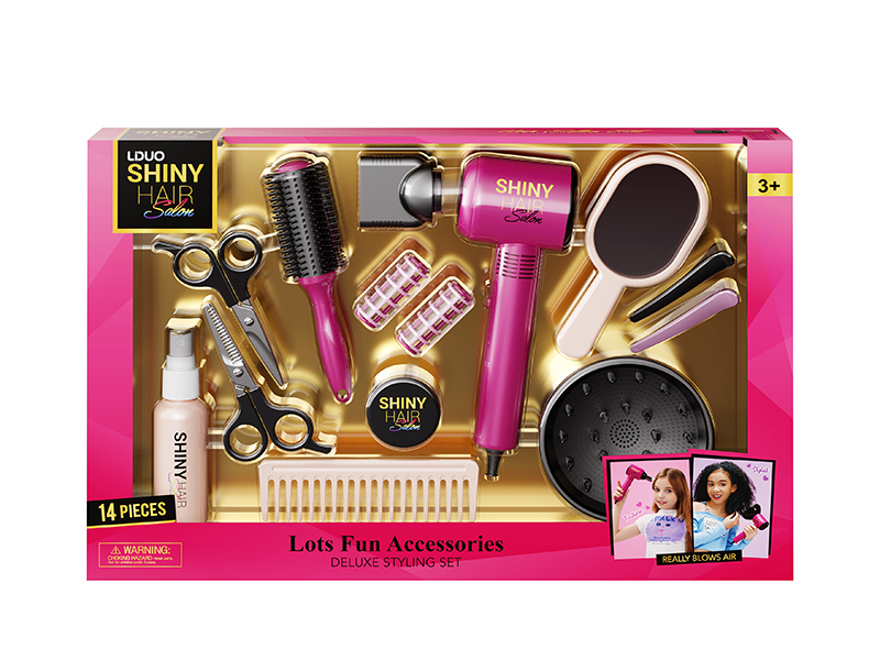 Hair Salon Deluxe Stying Set(With Sound)14PCS