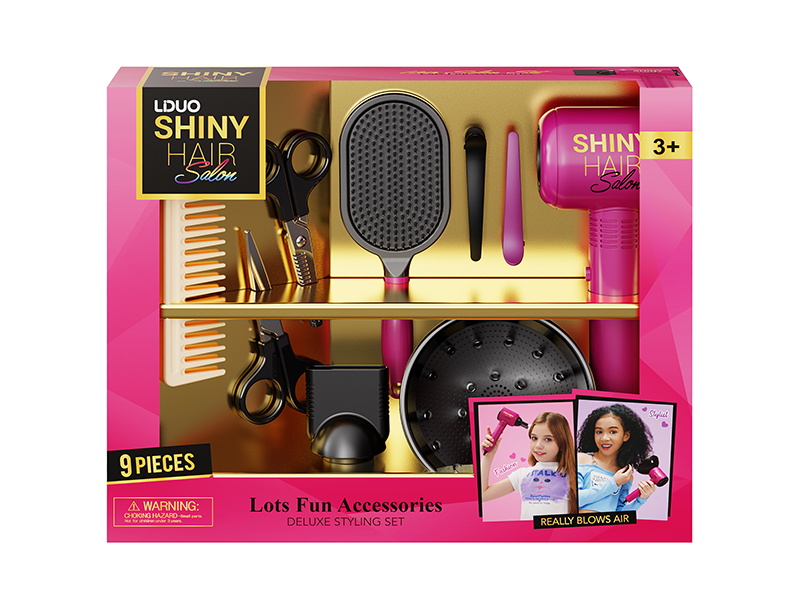 Hair Salon Deluxe Stying Set(With Sound)9PCS