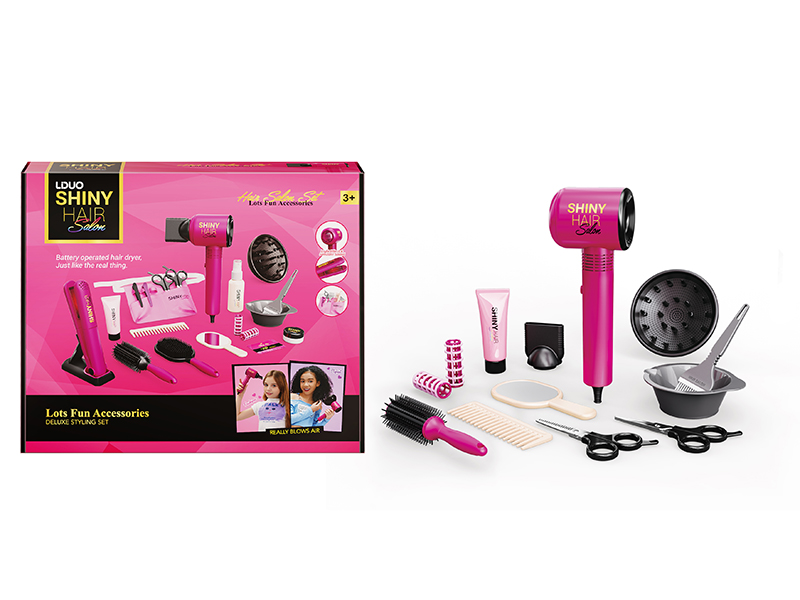 Hair Salon Deluxe Stying Set(With Sound)13PCS