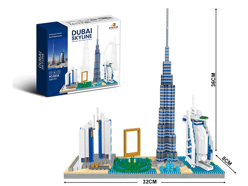 Dubai Skyline Building Blocks 2600+pcs