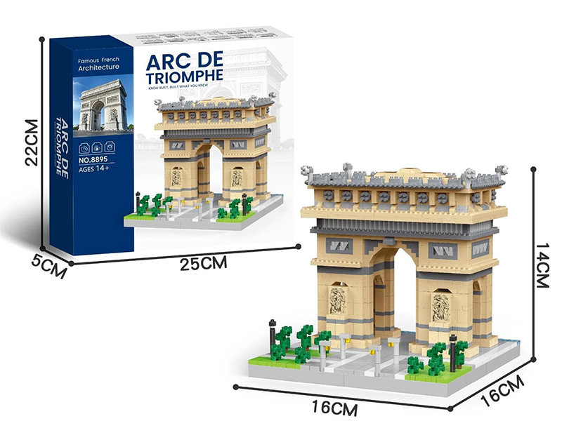 Triumphal Arch Building Blocks 1750pcs