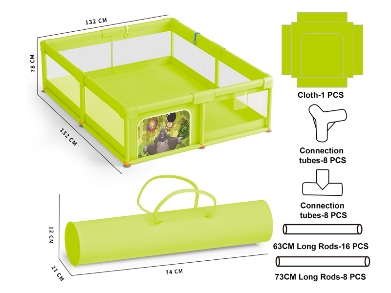 Gorilla Square Fence Toy