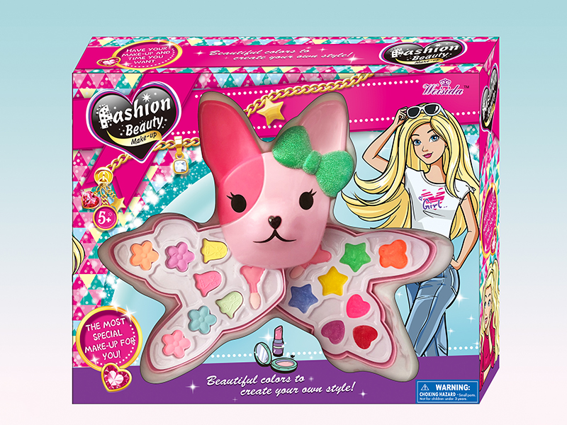 Dog Head Shaped 2 Layers Make Up Box