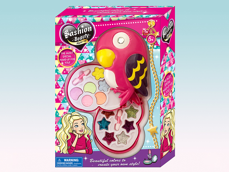 Parrot Shaped 2 Layers Make Up Box