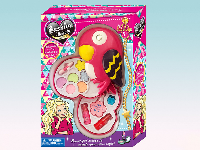 Parrot Shaped 2 Layers Make Up Box