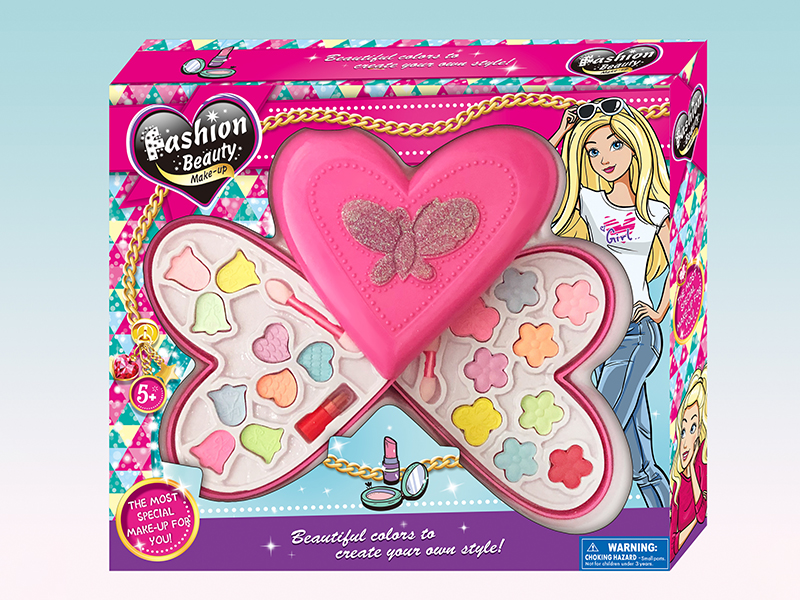 Heart-Shaped 2 Layers Make Up Box