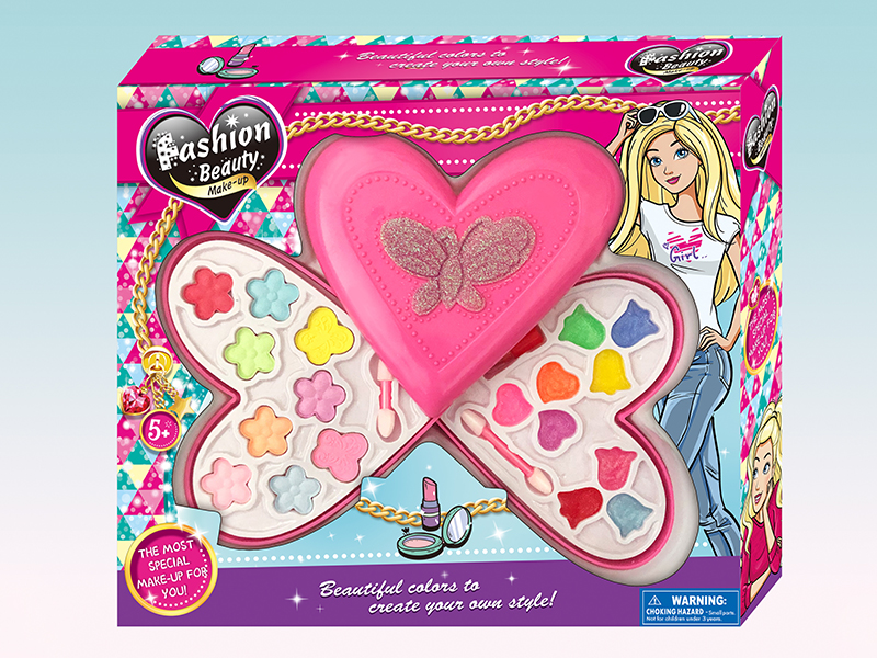 Heart-Shaped 2 Layers Make Up Box