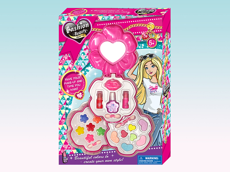 Flower-Shaped 3 Layer Make Up Box