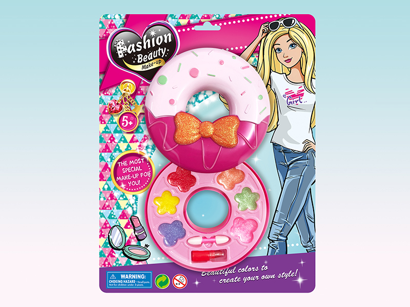 One Layer Doughnut-Shaped Make Up Box