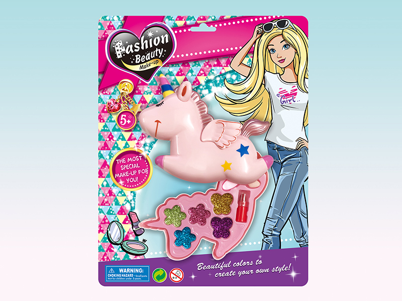 One Layer Unicorn Shaped Make Up Box Set