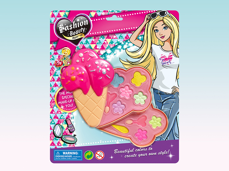 Two Layer Ice Cream Shaped Make Up Box Set
