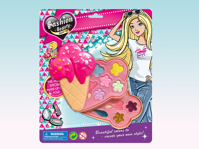 Two Layer Ice Cream Shaped Make Up Box Set