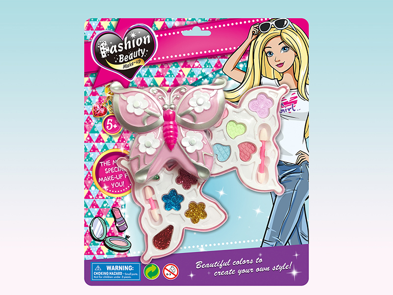 Two Layer Butterfly-Shaped Make Up Set