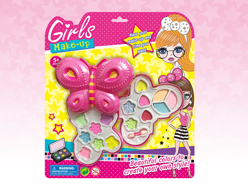 Two Layer Butterfly-Shaped Make Up Set