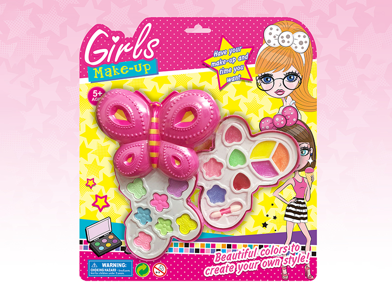 Two Layer Butterfly-Shaped Make Up Set