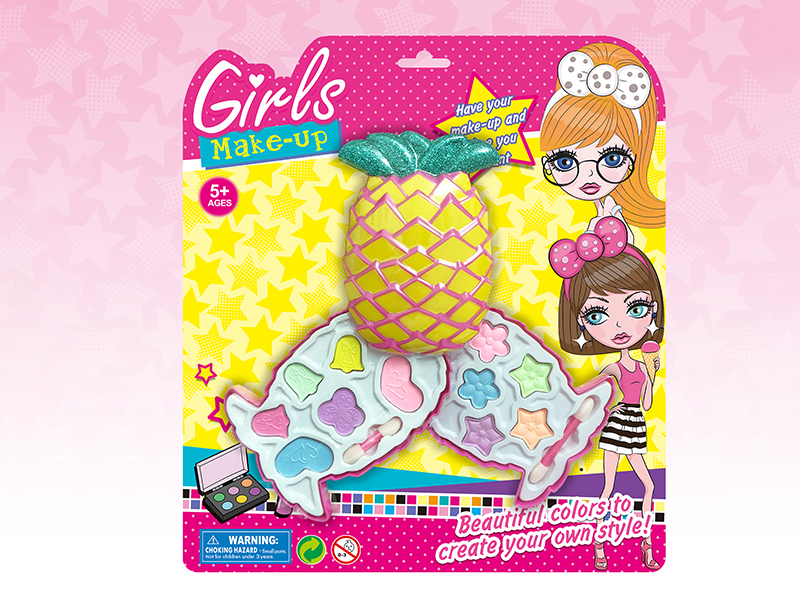 Two Layer Pineapple Shaped Make Up Set