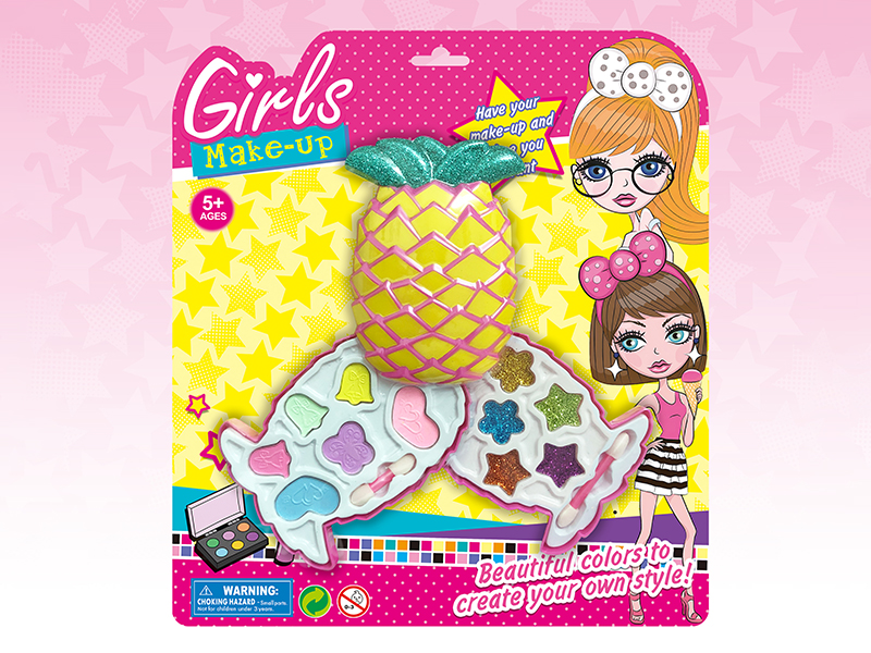 Two Layer Pineapple Shaped Make Up Set