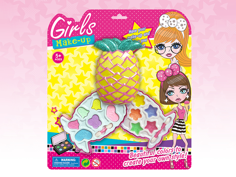 Two Layer Pineapple Shaped Make Up Set
