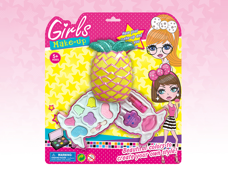 Two Layer Pineapple Shaped Make Up Set