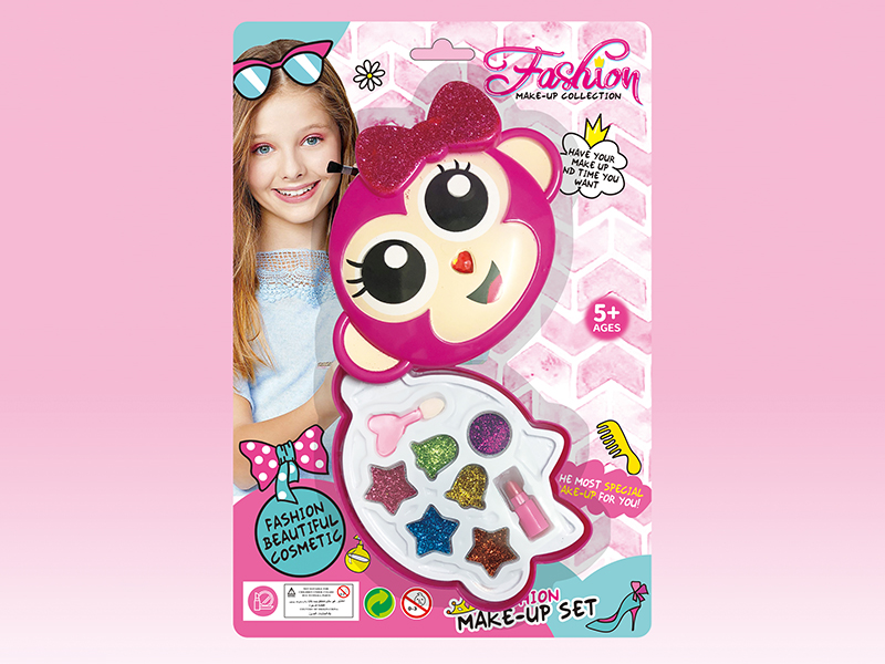 One Layer Monkey Head-Shaped Make Up Set