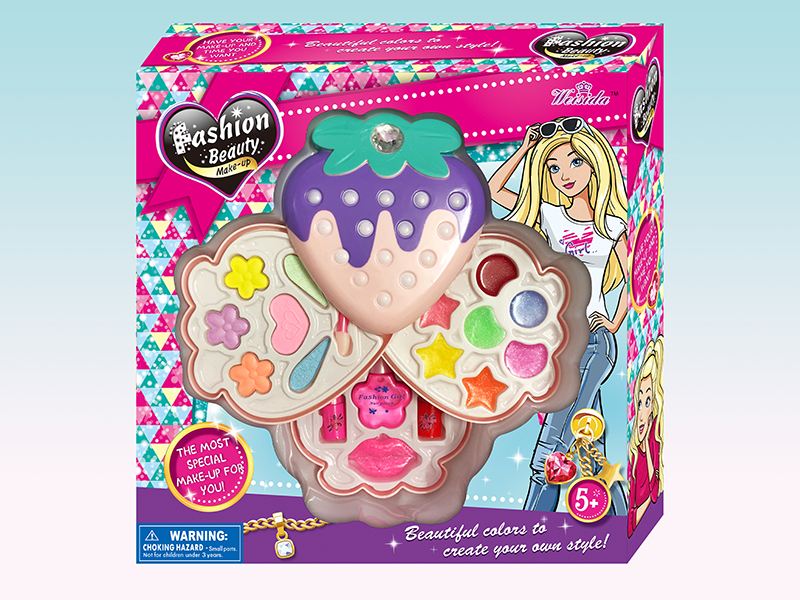 Strawberry Shaped Three Layer Cosmetic Box