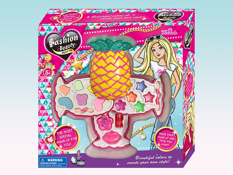 Pineapple Shaped Three Layer Cosmetic Box