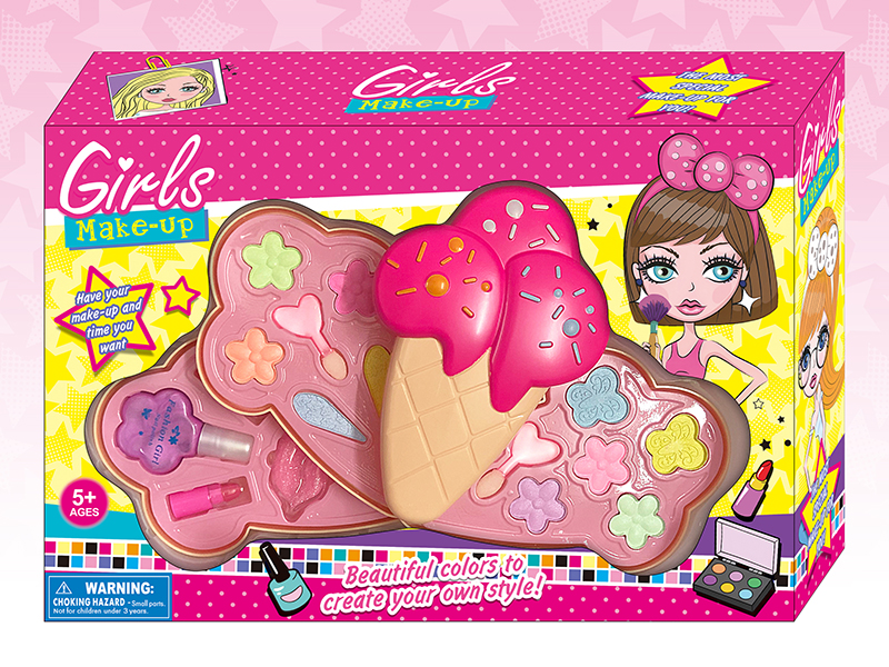 Three Layer Ice Cream Shaped Cosmetics Set