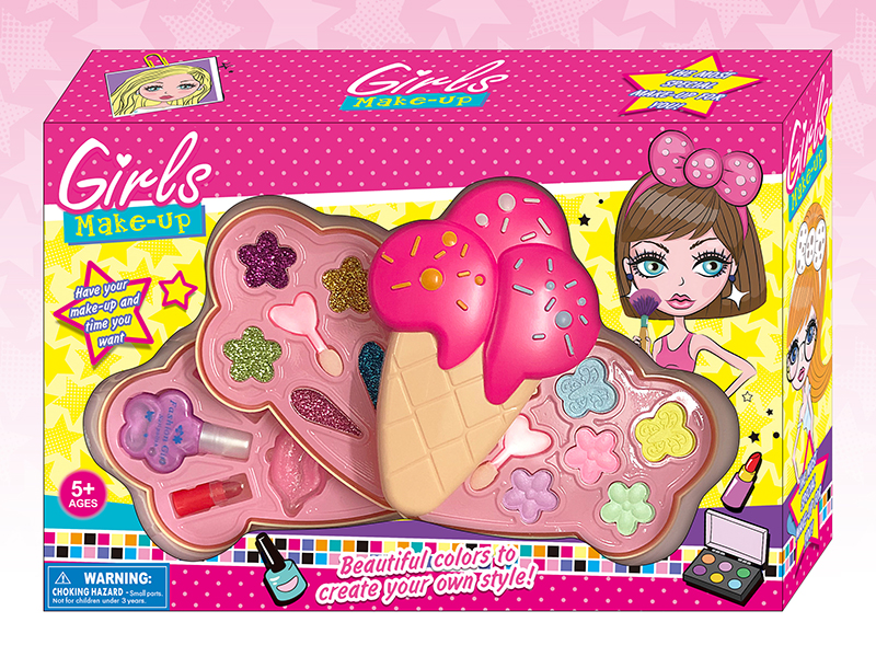 Three Layer Ice Cream Shaped Cosmetics Set