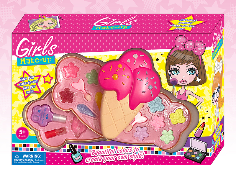Three Layer Ice Cream Shaped Cosmetics Set