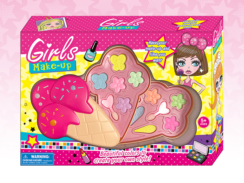 Two Layer Ice Cream Shaped Cosmetics Set