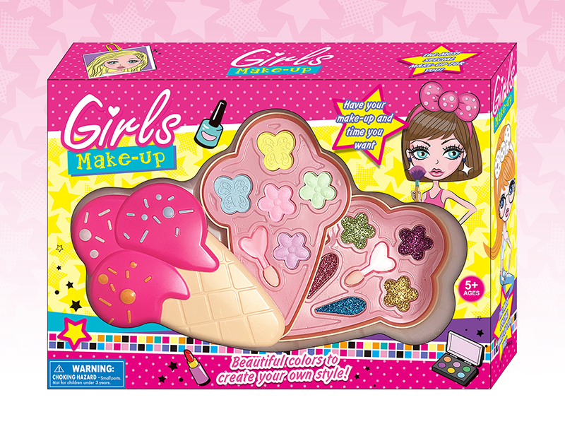 Two Layer Ice Cream Shaped Cosmetics Set