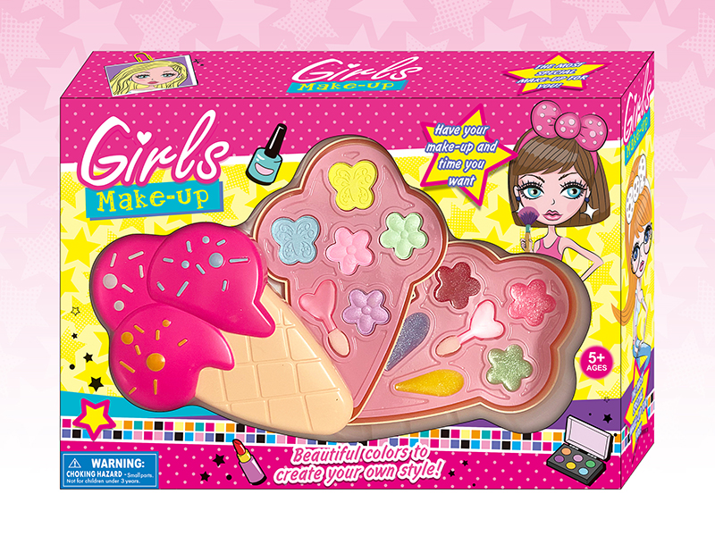 Two Layer Ice Cream Shaped Cosmetics Set
