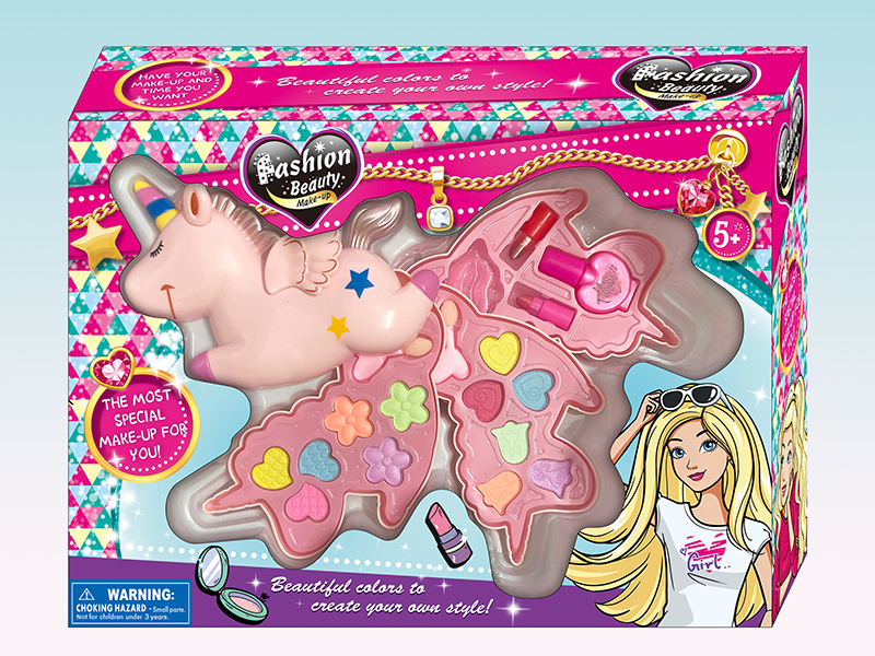 Three Layer Pegasus Shaped Make Up Set