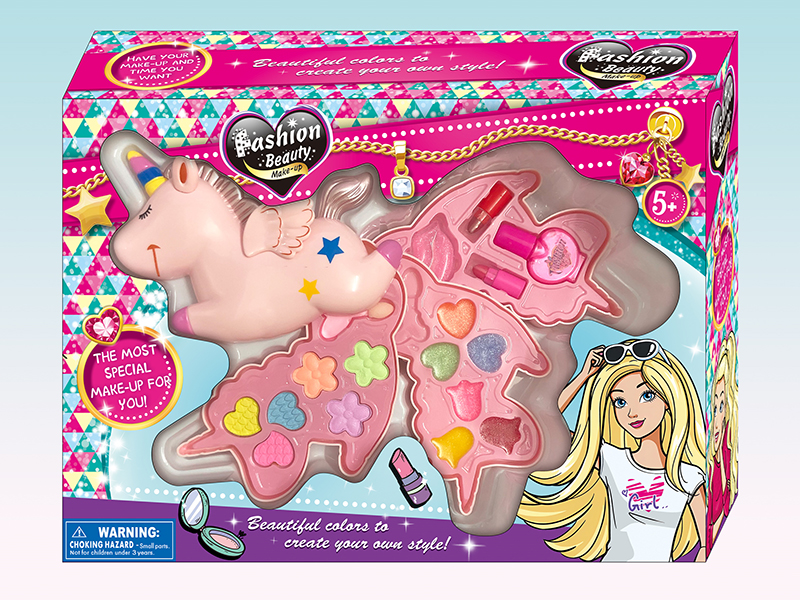 Three Layer Pegasus Shaped Make Up Set
