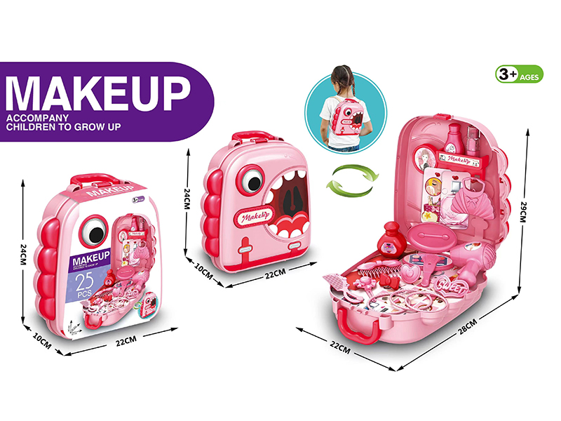 Make Up Theme Storage Dinosaur Backpack