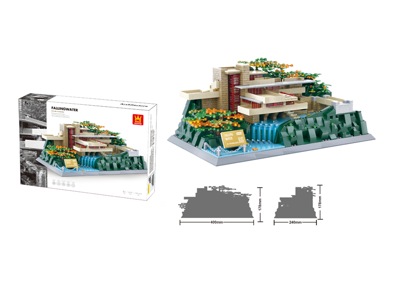 Pennsylvania Water Villa Building Blocks 1221Pcs, Usa